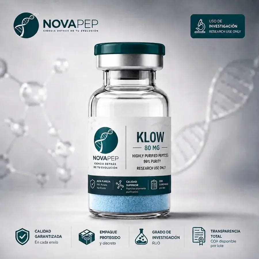 Vial NOVAPEP Colombia de KLOW 80 mg